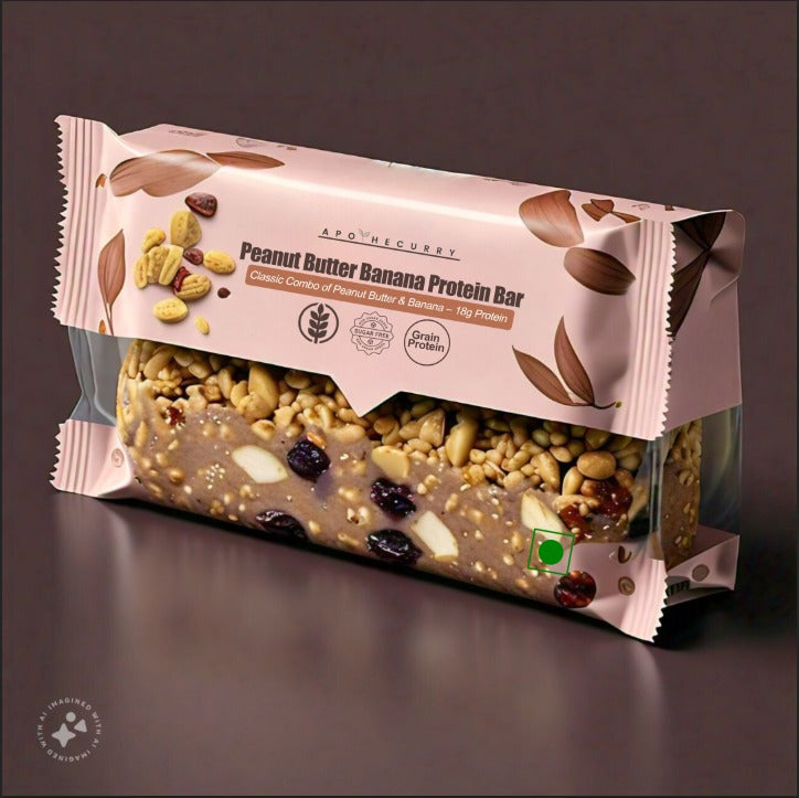 Peanut Butter Banana Protein Bar – 18g Protein, Classic Comfort